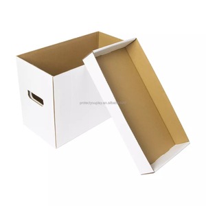 Boîte de rangement en carton ondulé pour magazines et bandes dessinées courtes - Product Image 4