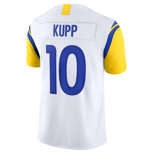 Venta al por mayor 2024 de alta calidad Cooper Kupp 10 # <span class=keywords><strong>Aaron</strong></span> <span class=keywords><strong>Donald</strong></span> 99 # camisetas de fútbol americano blanco-azul cosido pantalones cortos transpirables - Product Image 3