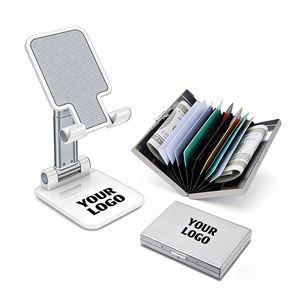 Wholesale Adjut Mobile Phone <b>Holder</b> with Custom Logo Small Business Office Promo Gift Aluminum Alloy Phone Stand <b>Holders</b> - Product Image 1