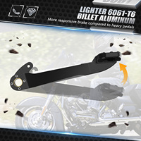 Levier de pédale de frein arrière en aluminium NICECNC pour Harley Road King FLHR 2014-2022 Street Glide ST FLHXST 2022-2023