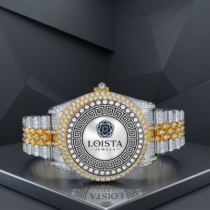 Montre de luxe en quartz et diamant moissanite de haute qualité, marque originale pour hommes et femmes, style hip-hop tendance, brillante et haut de gamme LOISTA - Product Image 3