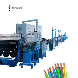 Shineworld Automatic Chinese Suppliers Fiber Optic Production Line Manufacturing Equipment Data Cable Making Machine In Pakistan