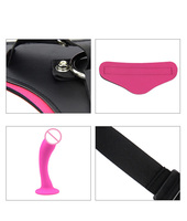 Double Dildo Strapon avec Harnais Élastique, Dildo à Sangle pour Femmes Lesbiennes, Jouet Sexuel pour Adultes, Dildo Vibrant Télécommandé