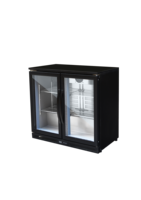 Mini Nevera para Hotel, Enfriador de Bebidas con Puerta de Vidrio de 4 Puertas y Estantes Ajustables para Uso en Supermercados 2-8