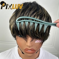 Perruques Chioma à prix abordable, coupe pixie, bouclées, en cheveux humains bruts, fournisseurs de perruques courtes coupe pixie, perruques en cheveux vietnamiens bruts, grossiste