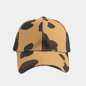 Cappellino da Baseball Sportivo Casual in Cotone con Visiera Curva, Design con Stampa Mucca, Impermeabile, Traspirante, Unisex - Product Image 3