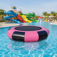 Trampoline aquatique gonflable en PVC personnalisé pour parc, trampoline aquatique pour enfants et adultes, amusement en plein air/intérieur