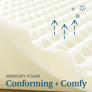 Đôi Kích thước Trứng Thùng bọt Nệm Topper lưu thông không khí hỗ trợ giường Topper áp lực cứu trợ trọng lượng phân phối bọt nệm - Product Image 4