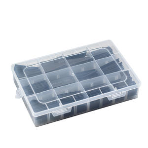 ท่อหดความร้อนขายดีข้ามประเทศ 220 ชิ้น สีดำ ทนไฟ ฉนวนกันความร้อน ป้องกันสายไฟ ปลอกหุ้มสายเคเบิล - Product Image 1