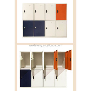 Armarios Metálicos Industriales al por Mayor para Escuelas, Armario de Almacenamiento de Acero de 8 Puertas con Cerradura de Combinación y Ventilación para Documentos - Product Image 3