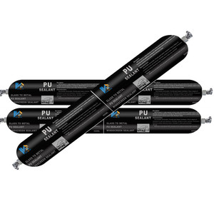 Keo dán Polyurethane PU cho kính chắn gió trước, độ bám dính cao, màu đen trắng, nhà máy sản xuất một. - Product Image 1