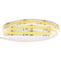 Bande LED COB IP67, blanc réglable 2700k-6500k, Benory 24V KNX DMX PWM Loxone Dali CCT 5M/Rouleau CRI90 624 LED, ruban flexible intelligent