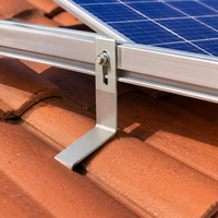 Support de fixation pour panneau solaire sur toit en tuiles, système de montage solaire OEM pour toit en tuiles, support de panneau solaire en acier inoxydable