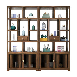 ใหม่ตู้โชว์ ELM แบบทึบทำจากทองเหลืองแบบโบราณของจีนชั้นวางเครื่องประดับขนาดเล็ก - Product Image 1