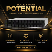 Matriz de Almacenamiento Híbrida Lenovo ThinkSystem DE4800H, Configuración de Alta Capacidad, 2U24 SFF, Montaje en Rack, Almacenamiento de Red Empresarial