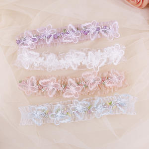 Serre-tête réglable en tissu style fée européenne et américaine avec papillon pour nouveau-nés et enfants - Product Image 1