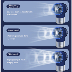 Factory Wholesale Mini Portable Multi-function Water Mist <b>Fan</b> Rechargeable Air Humidifier <b>Fan</b> - Product Image 5