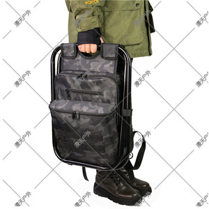 Foldable Outdoor <b>Cooler</b> <b>Backpack</b> Camouflage Oxford Cloth 36X30X41cm With Ice Pack <b>For</b> Camping Fishing Storage - Product Image 2