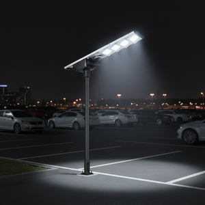 Lampe solaire tout-en-un en aluminium <span class=keywords><strong>super</strong></span> lumineuse 200W 250W avec indice de protection IP66 - Product Image 3