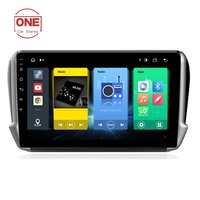 Lecteur vidéo de navigation 4G sans fil CarPlay DPM660 pour PEUGEOT 208-2008 2012-2021 Autoradio Android