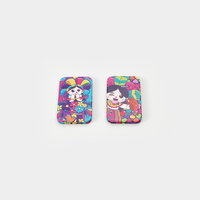 Miroir de poche pliable compact double face Winway, idéal pour le maquillage féminin – Vente en gros