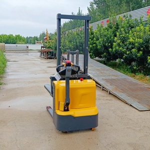 Ondersteuning Maatwerk Walk-Behind Elektrische Stapelaar Semi-Elektrische Transportlift Voor Indoor Magazijn - Product Image 2