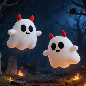 Bambola di peluche creativa a forma di demone per il commercio estero, bambola di stoffa del diavolo per l'e-commerce transfrontaliero, scambio all'ingrosso per macchine acchiappapremi - Product Image 6