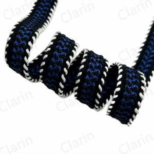 เว็บบิ้งผ้าฝ้ายลายก้างปลาคุณภาพสูงขนาด <span class=keywords><strong>1</strong></span>.2 ซม. เป็นมิตรกับสิ่งแวดล้อม สำหรับอุปกรณ์ตกแต่งเสื้อผ้า สิ่งทอภายในบ้าน และกระเป๋า - Product Image 3