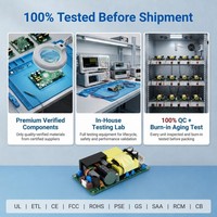 Alimentation à découpage 225W avec PFC 12V 15V 24V 17V 36V 48V 54V 2A 3A 4A 5A 6A 8A 10A 15A 18A AC DC à châssis ouvert