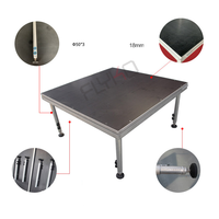 Vente directe d'usine, garantie 1 an, plateforme de scène en aluminium, plateforme de scène en aluminium pour événements en plein air, scène transparente