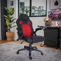 Chaise de Gaming Exécutive Traditionnelle Pivotante et Massante de Haute Qualité, Offre Spéciale