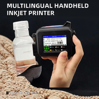 Printer Label Inkjet Genggam Portabel Semi-Otomatis 600dpi Tinta Cepat Kering Bahan Fleksibel Garansi 1 Tahun