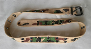 Đôi Hàng Tráng Men Khoen Giản Dị Hợp Kim Khóa Màu Sắc Khác Nhau Vải Vải Vành Đai - Product Image 6