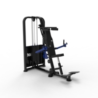Machine d'extension des triceps ISO assise, professionnelle, de qualité salle de sport, durable, réglable, à charge par poulies, en acier, pour l'entraînement de musculation