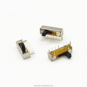 Nhà máy sản xuất hàng duy nhất 1p4t chuyển đổi 2 + 3Pin điện tử kỹ thuật số trượt chuyển đổi trong màu đen/màu trắng - Product Image 3