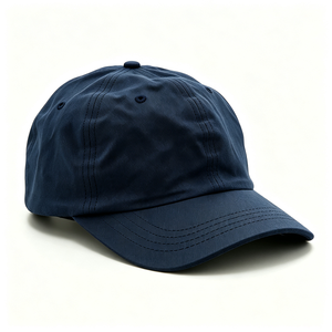 Gorra de Béisbol ACE de Lona Encerada, Unisex, 6 Paneles, Suave, Sin Estructura, Visera Curva, Azul Marino, Vintage, Cierre Trasero Ajustable - Product Image 4