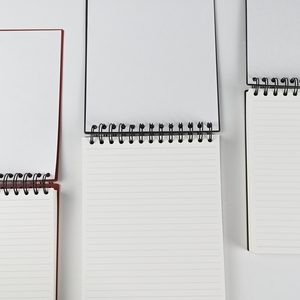 Có thể tái chế A5 B5 dây ràng buộc máy tính xách tay 0.75 mét <span class=keywords><strong>PP</strong></span> Bìa Ba bên trong trang lót lưới trống biểu tượng tùy chỉnh in ấn mịn bằng văn bản - Product Image 2