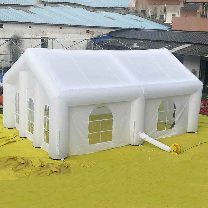 خيمة نادي ليلي قابلة للنفخ بتصميم جديد خيمة مربعة لحفلات الزفاف المظللة