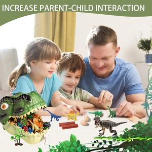 Giocattolo statuette modello animale di simulazione di dinosauro include Dino Aufbewahrungs Box il <span class=keywords><strong>mondo</strong></span> dei dinosauri giocattoli regalo per bambini - Product Image 4