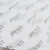 Papier de soie d'emballage de haute qualité avec logo d'entreprise personnalisé papier de soie d'emballage coloré personnalisé