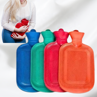 Grand sac à eau chaude en caoutchouc durable compresse chaude thérapie par le froid chauffe-mains bouillottes
