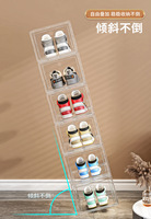 Boîtes de rangement empilables pour chaussures en plastique Drop Front Acrylic Drawer Type Magnetic Clear Shoe Box