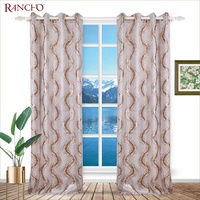 Cortina Opaca Jacquard de Alta Calidad en Oferta al por Mayor, Cortina Jacquard para Sala de Estar, Fabricada con Tela Jacquard