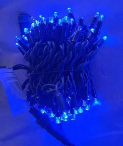 Azul alto brillante con goma de Flash blanco Cobre puro 10M 100L Cadena de luz Decoración principal Decoración de Festival - Product Image 5