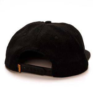 Casquettes Snapback en velours côtelé originales, logo brodé personnalisé, extérieur, non structurées, 5 panneaux - Product Image 4