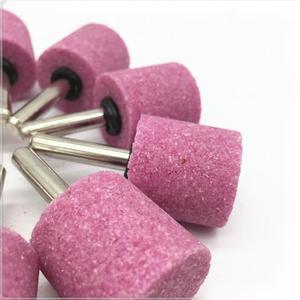 Xi Lanh Hình Màu Đỏ Corundum Gắn Điểm Mài Bánh Xe 6Mm Chân Khoan Bit Để Đánh Bóng Kim Loại Gỗ OEM Tùy Chỉnh Công Cụ - Product Image 3