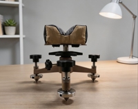 Support de tir professionnel en métal avec cadre de stabilité réglable pour le tir en extérieur