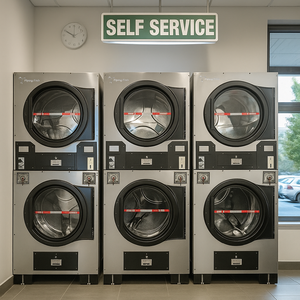 Lavasciuga Commerciale a Gettoni Attrezzatura per Lavanderia per Attività Commerciali - Product Image 1