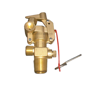 Válvula de Cilindro para Sistema de Supresión de Incendios con CO2 - Latón, Rosca de Salida de 15 MPa W21.8, Rosca de Entrada de la Válvula PZ27.8, Dispositivo de Seguridad - Product Image 4