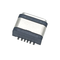 IPX6 Étanche 6 Broches Type C Ports De Charge Connecteur SMD Électrique USB c Système Port De Charge